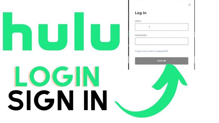 hulu sign in