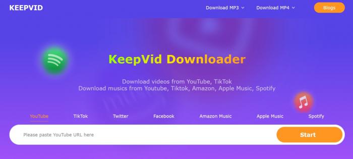 1. Keepvid YouTube Downloader-1